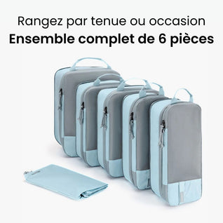Kit voyage YumiPack – 6 cubes compressibles